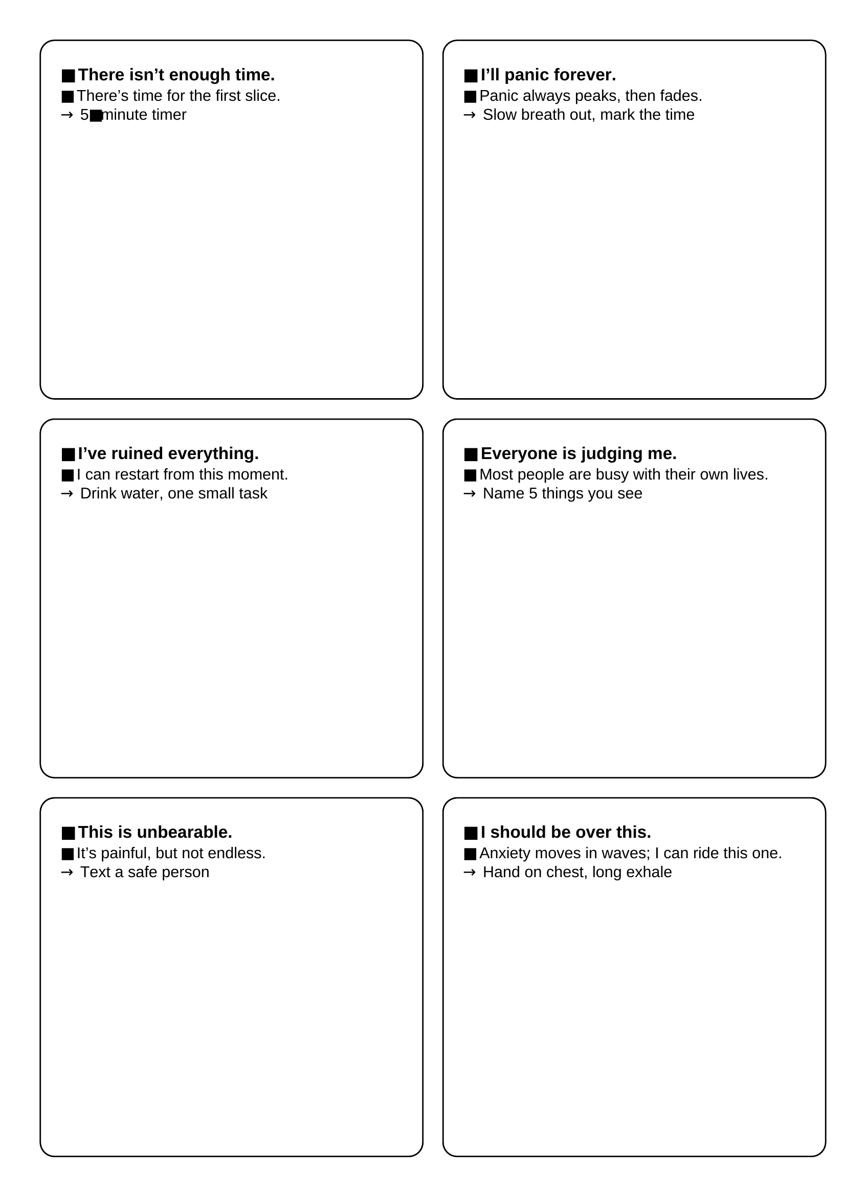 Reframing examples