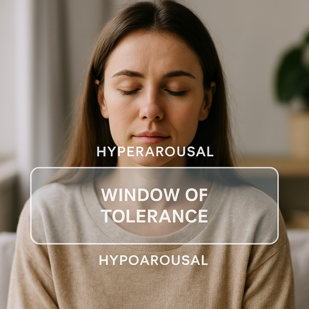 Window of Tolerance with hyper and hypo bands